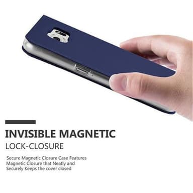 Samsung Galaxy S6 lommebokdeksel etui (blå)