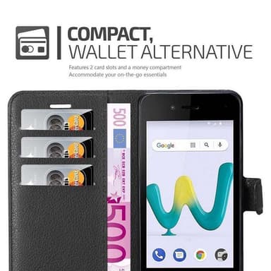 WIKO SUNNY 3 MINI Deksel Etui Case (svart)