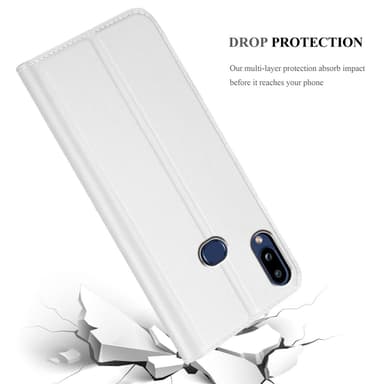 Samsung Galaxy A10s / M01s lommebokdeksel etui (sølv)