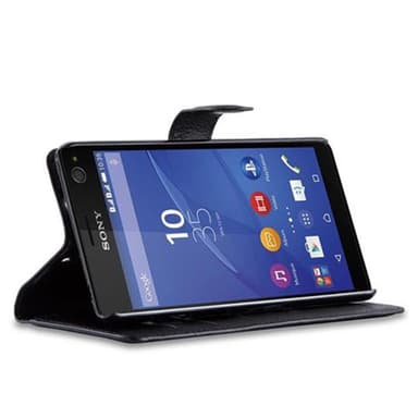 Sony Xperia C4 Deksel Etui Case (svart)