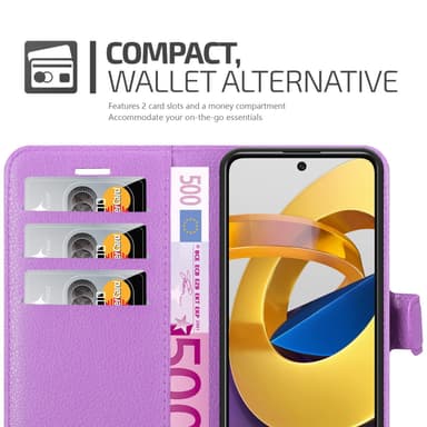 Xiaomi POCO M4 PRO 5G Deksel Etui Case (lilla)