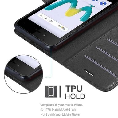 WIKO SUNNY 3 MINI Deksel Etui Case (svart)