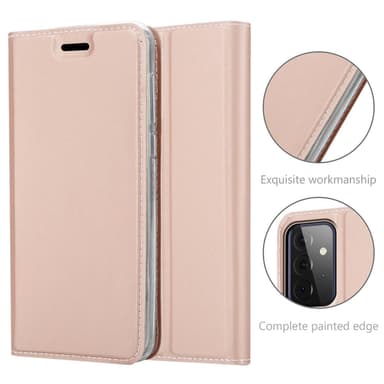 Samsung Galaxy A72 4G / 5G lommebokdeksel etui (rosa)