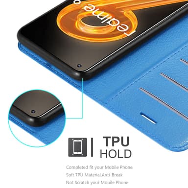 Realme 9 4G / 9 PRO+ Deksel Etui Case (blå)