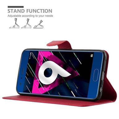 Honor 9 Deksel Etui Case (rød)