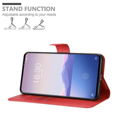 MEIZU 16Xs Deksel Etui Case (rød)