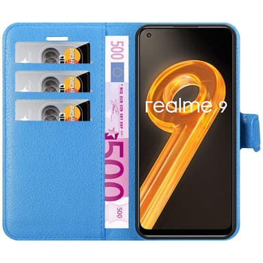 Realme 9 4G / 9 PRO+ Deksel Etui Case (blå)