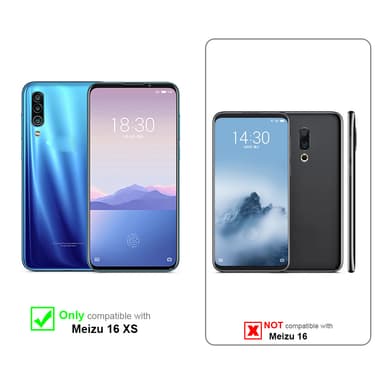 MEIZU 16Xs Deksel Etui Case (svart)