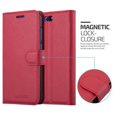 Honor 9 Deksel Etui Case (rød)