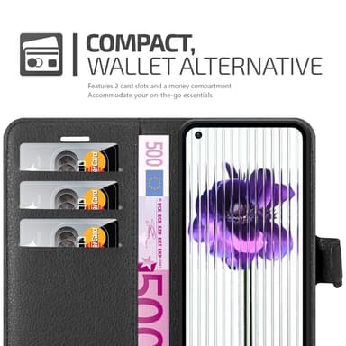 Nothing Phone (1) Deksel Etui Case (Svart)