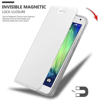 Samsung Galaxy A7 2015 lommebokdeksel etui (sølv)