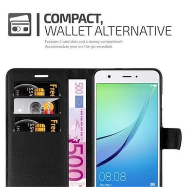 Huawei NOVA Deksel Etui Case (svart)