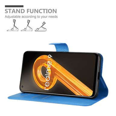 Realme 9 4G / 9 PRO+ Deksel Etui Case (blå)