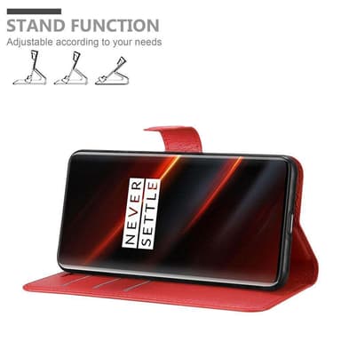 OnePlus 7T PRO Deksel Etui Case (rød)