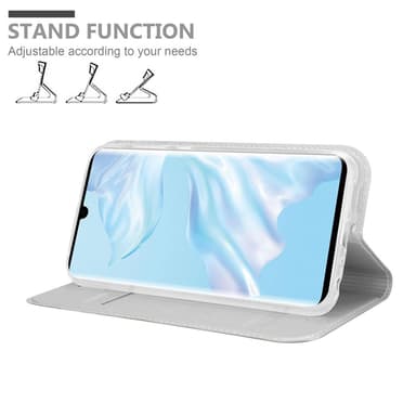 Huawei P30 PRO lommebokdeksel etui (sølv)