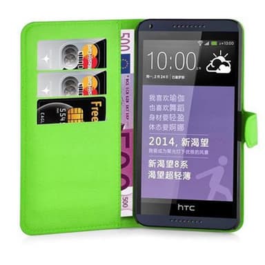 HTC Desire 816 Deksel Etui Case (grønn)