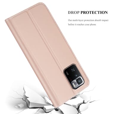 Xiaomi POCO X3 GT lommebokdeksel etui (rosa)