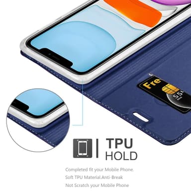 iPhone 11 lommebokdeksel etui (blå)