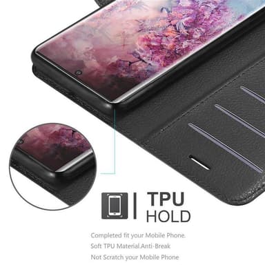 Samsung Galaxy NOTE 10 PLUS Deksel Etui Case (svart)
