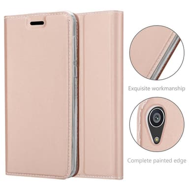 Sony Xperia Z5 PREMIUM lommebokdeksel etui (rosa)