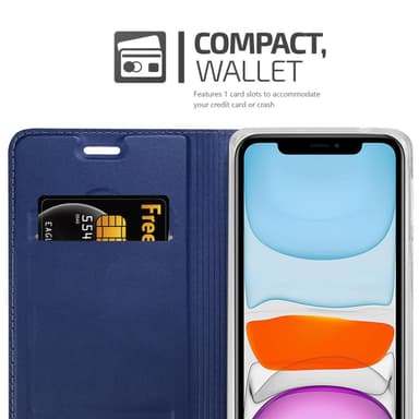iPhone 11 lommebokdeksel etui (blå)