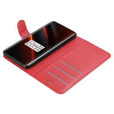 OnePlus 7T PRO Deksel Etui Case (rød)
