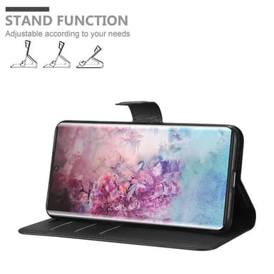 Samsung Galaxy NOTE 10 PLUS Deksel Etui Case (svart)