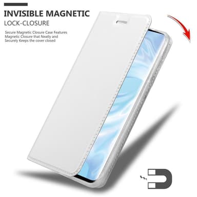Huawei P30 PRO lommebokdeksel etui (sølv)