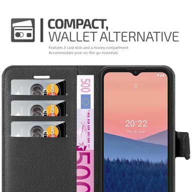 Nokia C21 Deksel Etui Case (svart)
