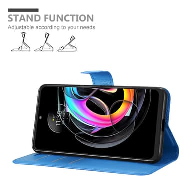 Motorola EDGE 20 LITE / FUSION Deksel Etui Case (blå)