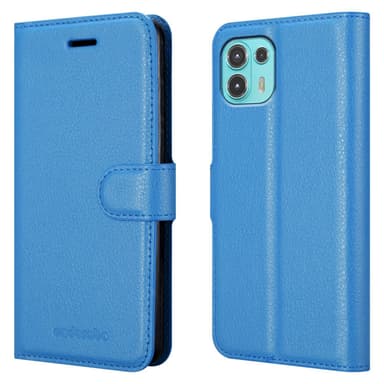 Motorola EDGE 20 LITE / FUSION Deksel Etui Case (blå)