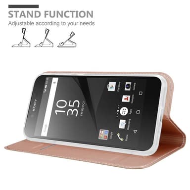 Sony Xperia Z5 PREMIUM lommebokdeksel etui (rosa)