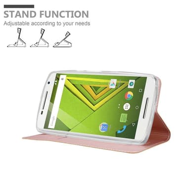 Motorola MOTO X PLAY lommebokdeksel etui (rosa)