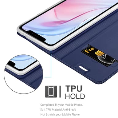 iPhone 13 PRO MAX lommebokdeksel etui (blå)