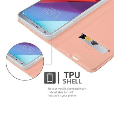 LG G6 lommebokdeksel etui (rosa)