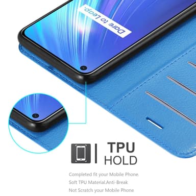 Realme 6 4G / 6s Deksel Etui Case (blå)