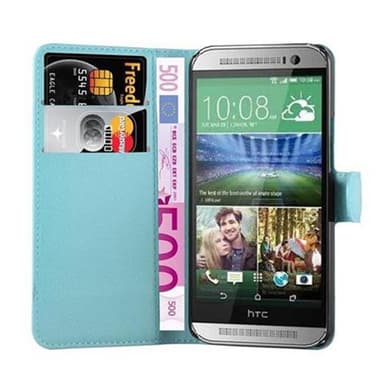 HTC ONE M8 MINI Deksel Etui Case (blå)