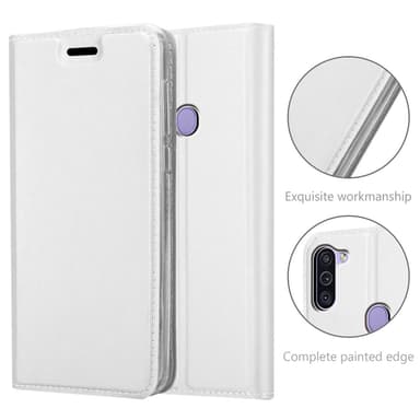 Samsung Galaxy A11 / M11 lommebokdeksel etui (sølv)