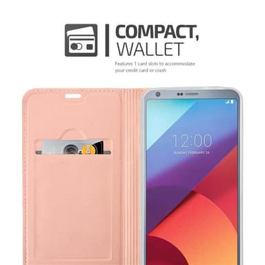 LG G6 lommebokdeksel etui (rosa)