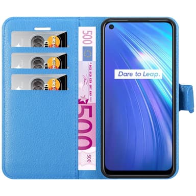 Realme 6 4G / 6s Deksel Etui Case (blå)