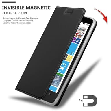 Nokia Lumia 1320 lommebokdeksel etui (svart)