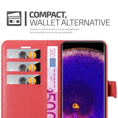 Oppo FIND X5 PRO Deksel Etui Case (rød)