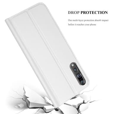 Huawei P20 PRO / P20 PLUS lommebokdeksel etui (sølv)