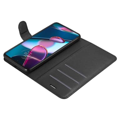 Motorola EDGE+ Deksel Etui Case (Svart)