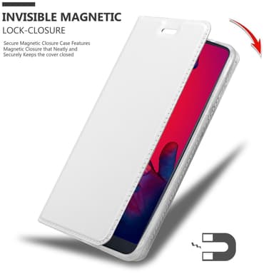 Huawei P20 PRO / P20 PLUS lommebokdeksel etui (sølv)