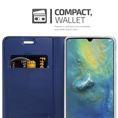 Huawei MATE 20 lommebokdeksel etui (blå)