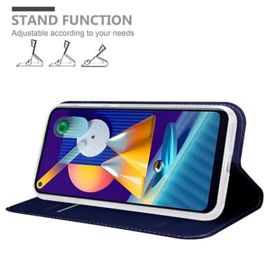 Samsung Galaxy A11 / M11 lommebokdeksel etui (blå)