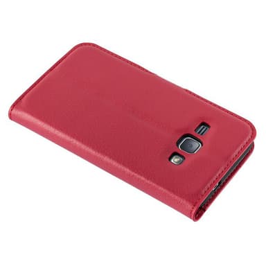 Samsung Galaxy J1 2015 Deksel Etui Case (rød)