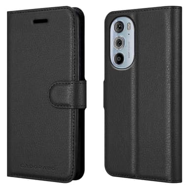 Motorola EDGE+ Deksel Etui Case (Svart)