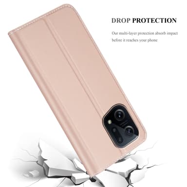Oppo FIND X5 lommebokdeksel etui (rosa)